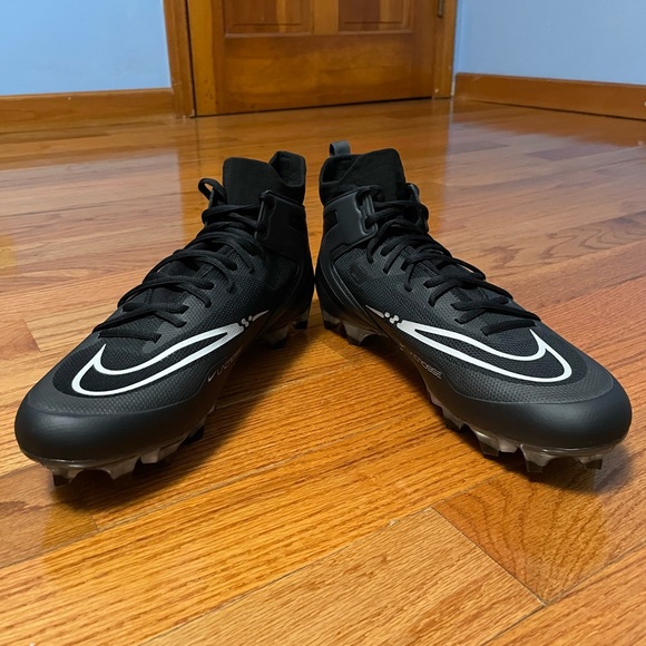 Nike Alpha Huarache 8 Elite LAX Lacrosse Cleats Black CW4440-011 Men's Size 13 - Picture 5 of 12